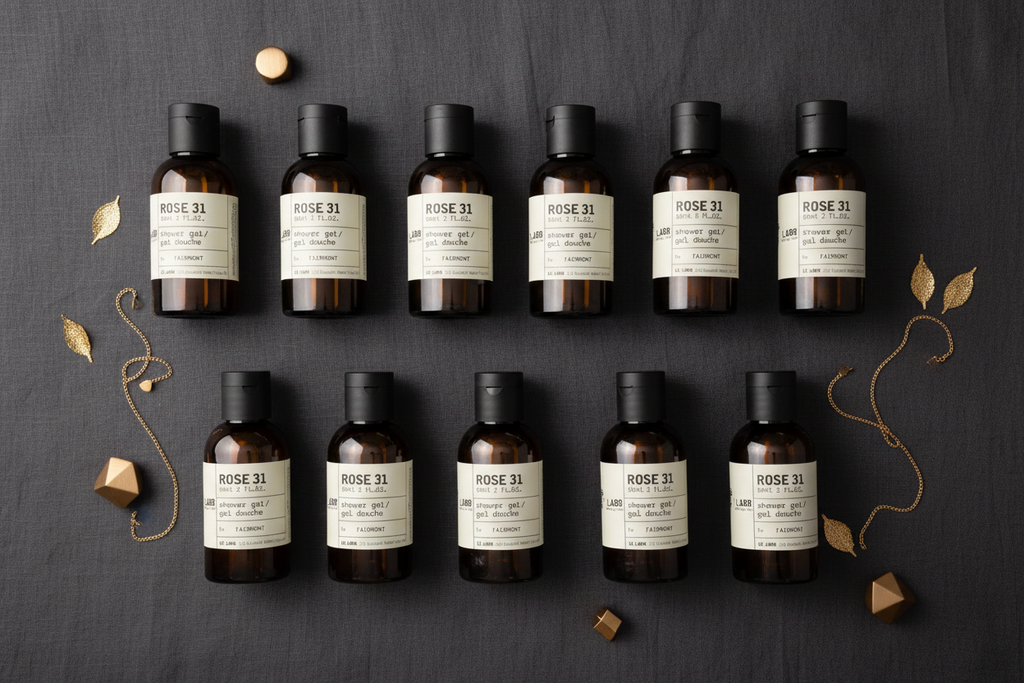 10 bottles flat lay