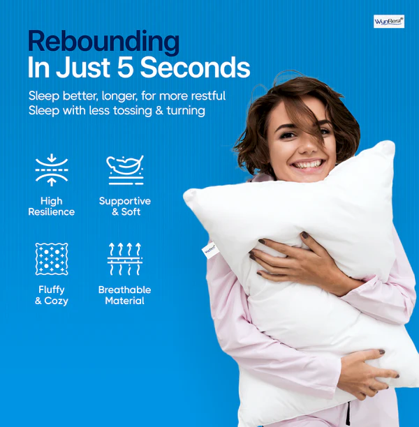 Wynrest Gel and cluster pillows made for Wyndham hotels, Air BNBs, private jets, luxury yachts, STR, Hospitality grade pillows, private resorts, large homes, Machine washable King and queen pillows.