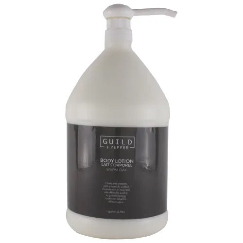 Guild+Pepper Warm Oak Body Lotion — 1 Gallon Refill