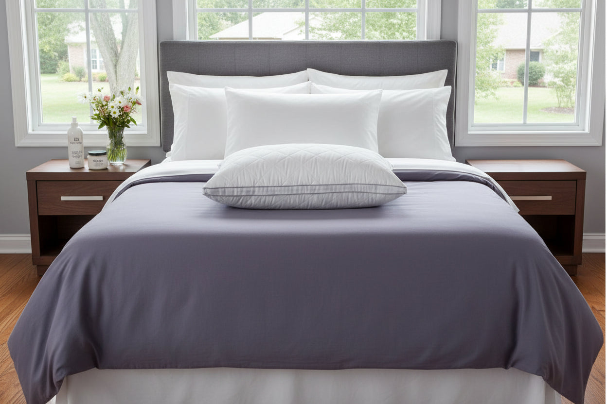 Envirosleep Diamond Gusset Pillow - King - Medium