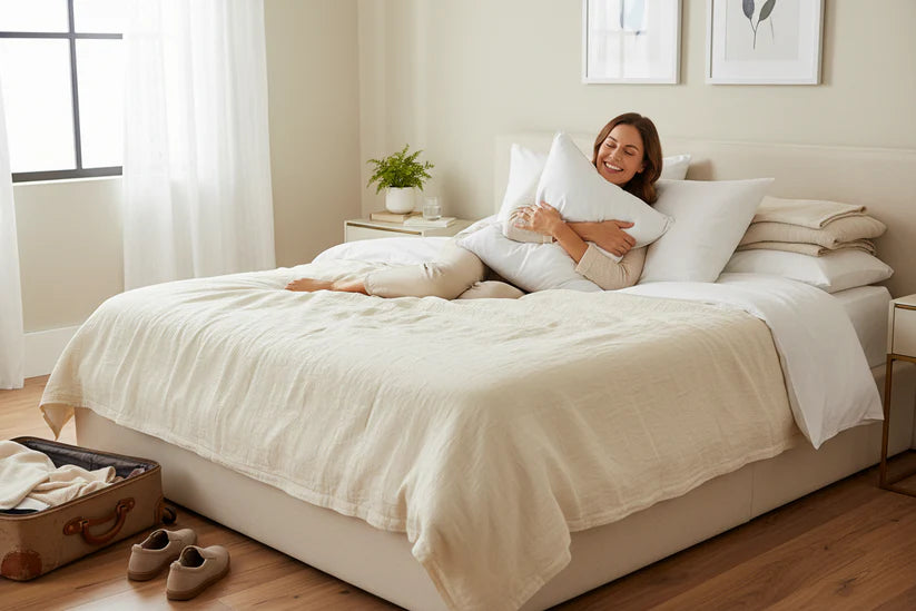 Wynrest Gel and cluster pillows made for Wyndham hotels, Air BNBs, private jets, luxury yachts, STR, Hospitality grade pillows, private resorts, large homes, Machine washable King and queen pillows.