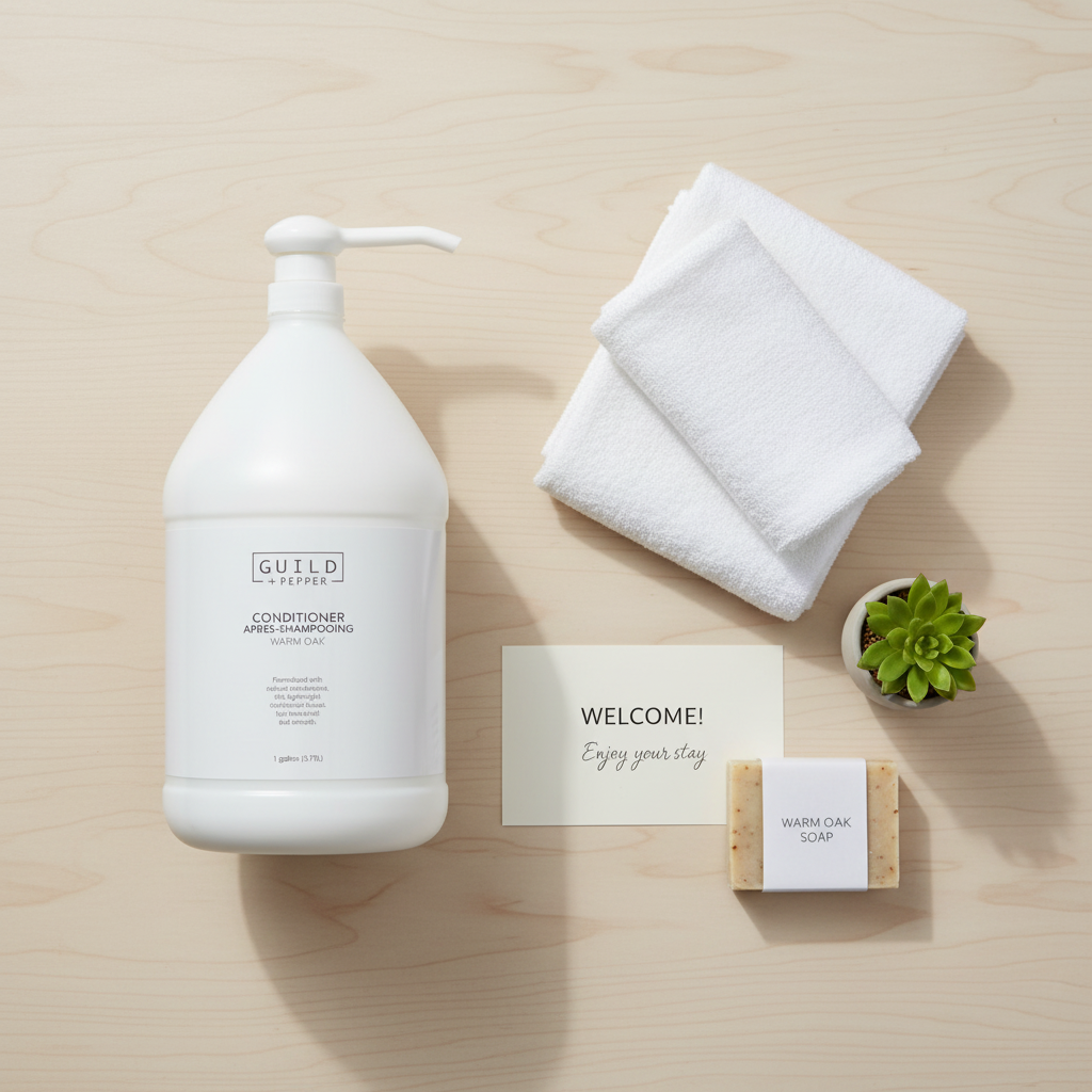 Host Amenity Flat Lay