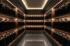 Luxury supply room shelving