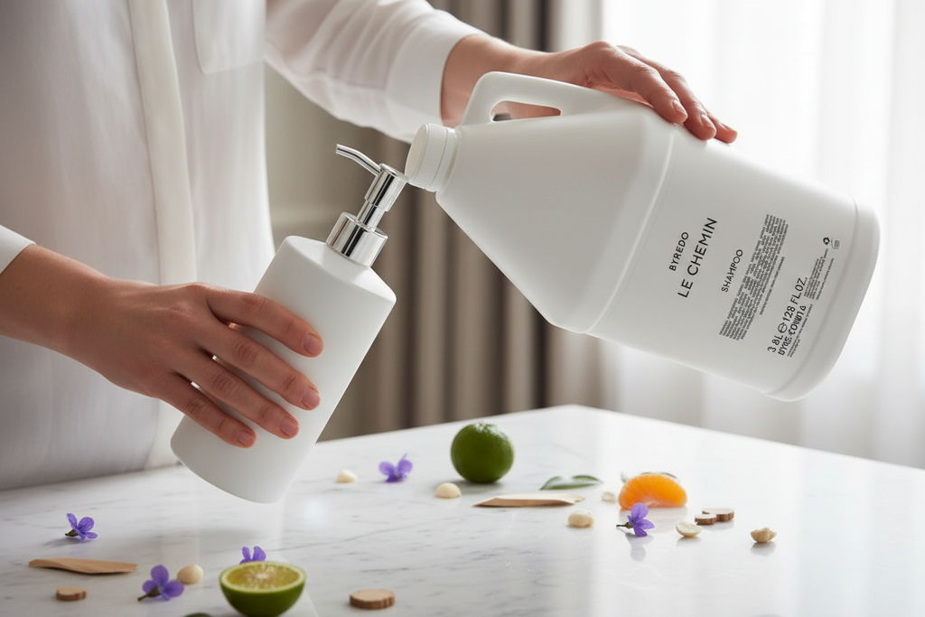 Shampoo Refilling Dispenser