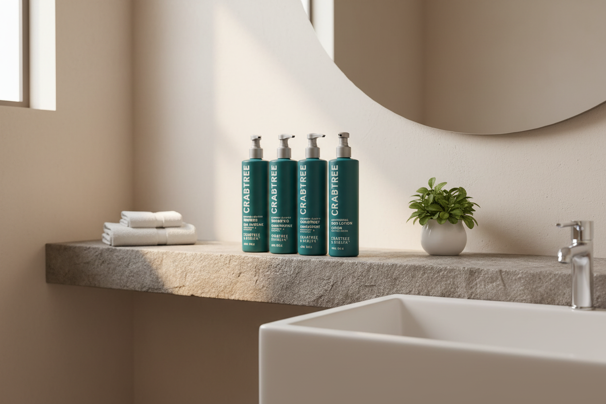 Crabtree & Evelyn Complete 4 piece  Hair & Body care set